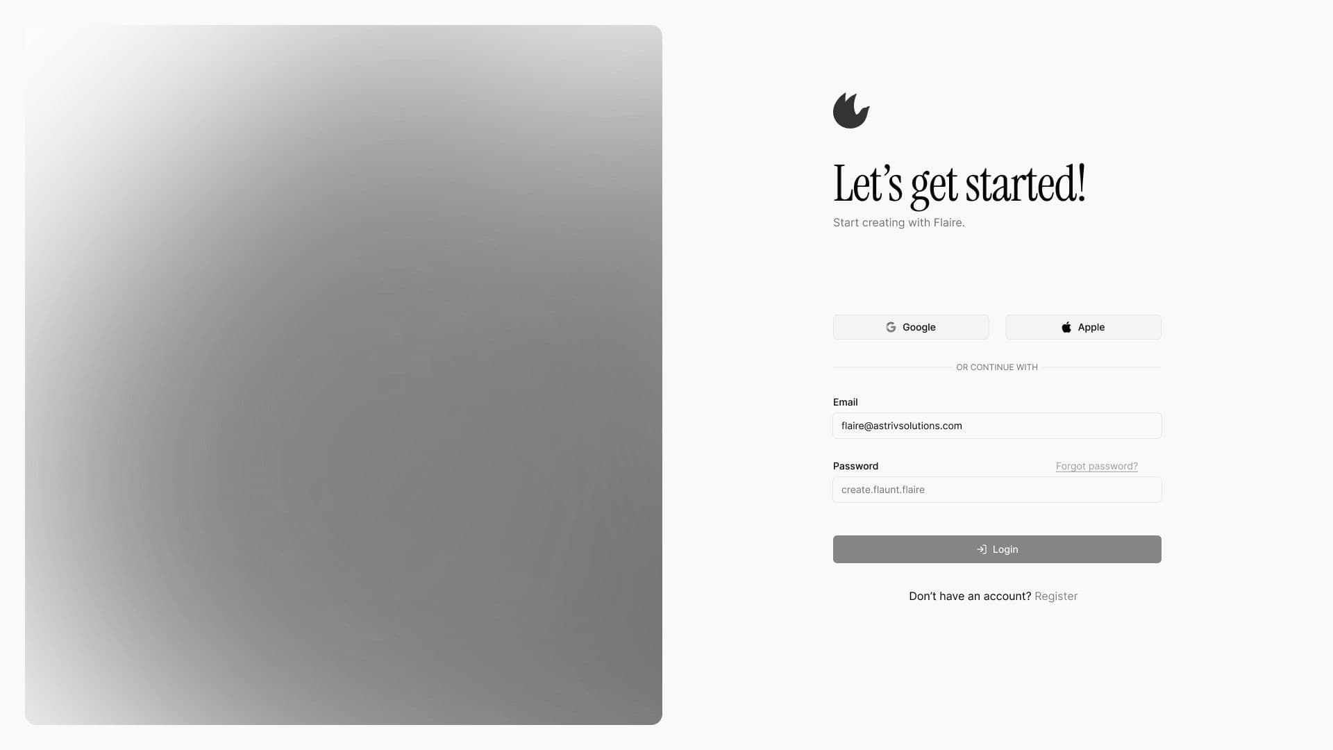 Flaire — Brief campaigns on desktop